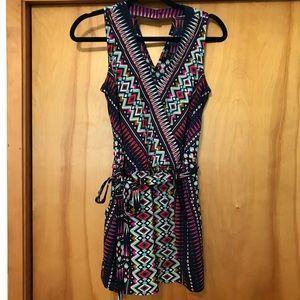 NWOT Tribal Print Romper